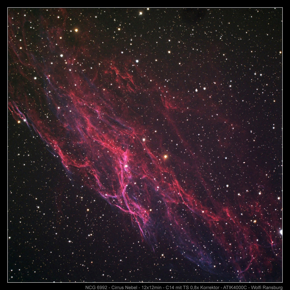 NCG6992 Cirrus Nebel C14 Wolfi Ransburg