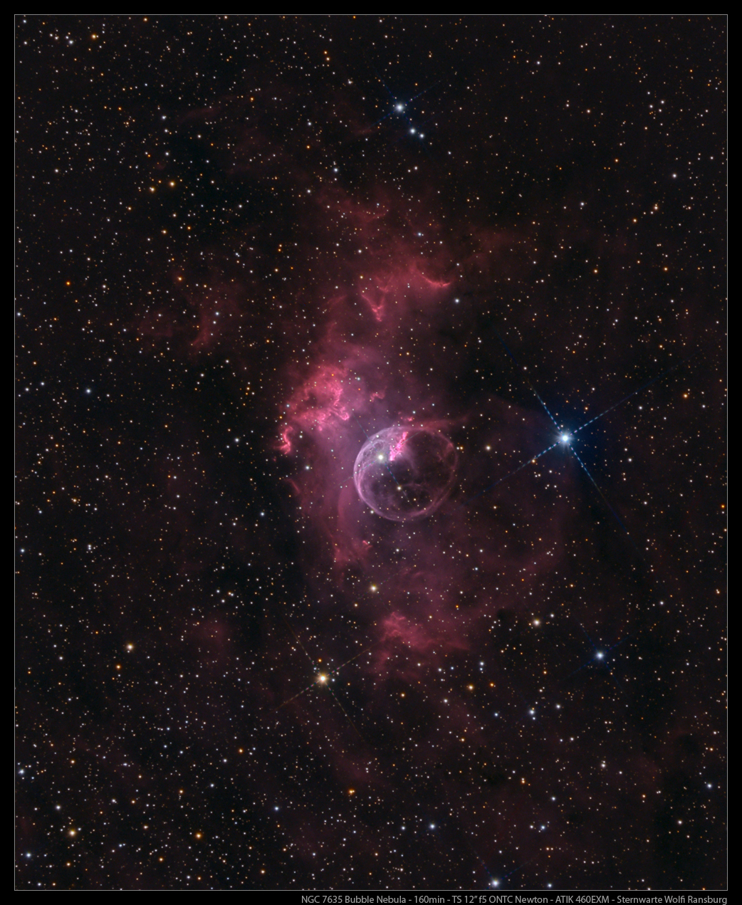 Bubble Nebula - TS 12inch ONTC Newtonian