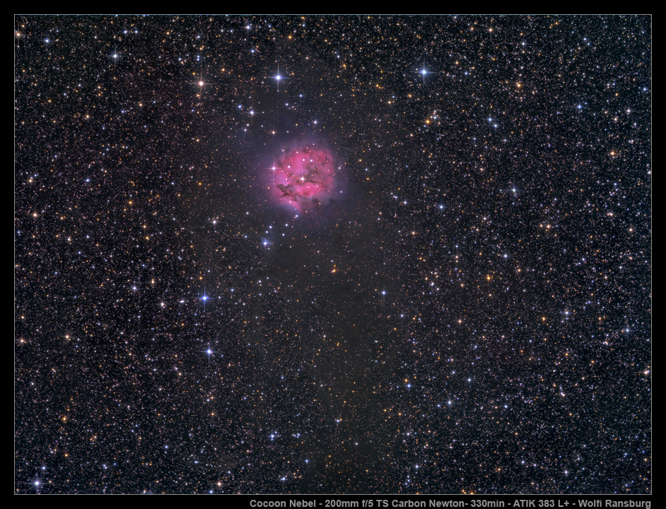 Cocoon Nebula - TS UNC 200mm Carbon Newton
