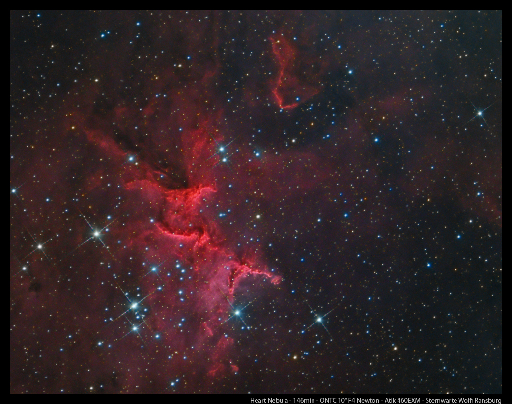 Central Part of the Heart Nebula