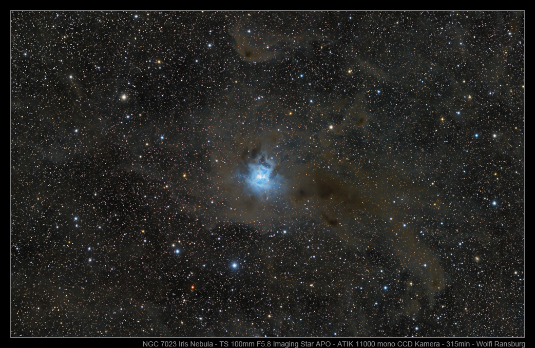 Iris Nebula TS 100mm Imaging Star Apo