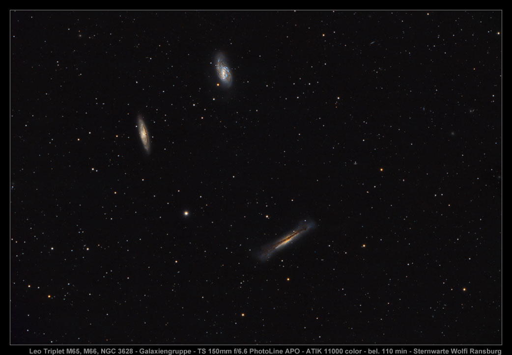 Leo Triplet Galaxiengruppe Wolfi Ransburg