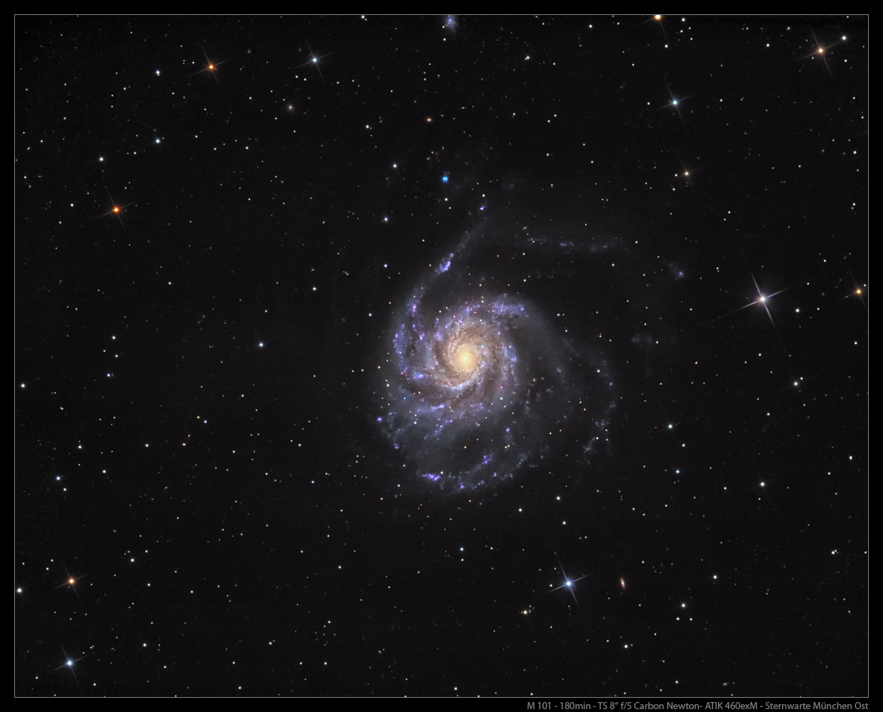 M101 mit Supernova