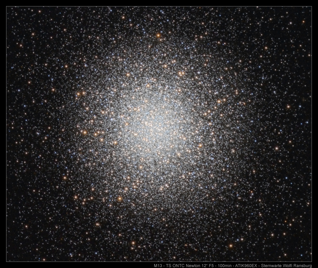 M13 TS ONTC Newton Teleskop - Ausschnitt