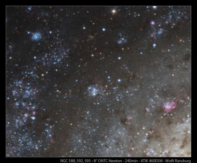 NGC 588 NGC 592 NGC 595