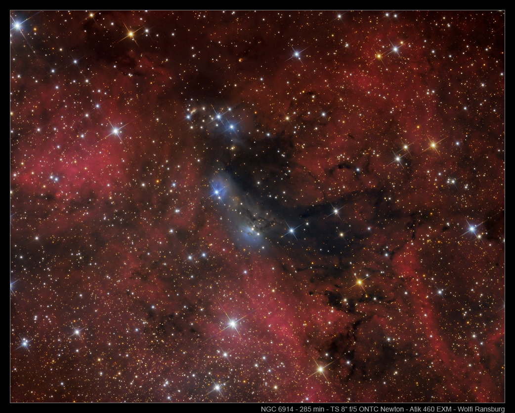 NGC 6914 - TS 8" ONTC Newton