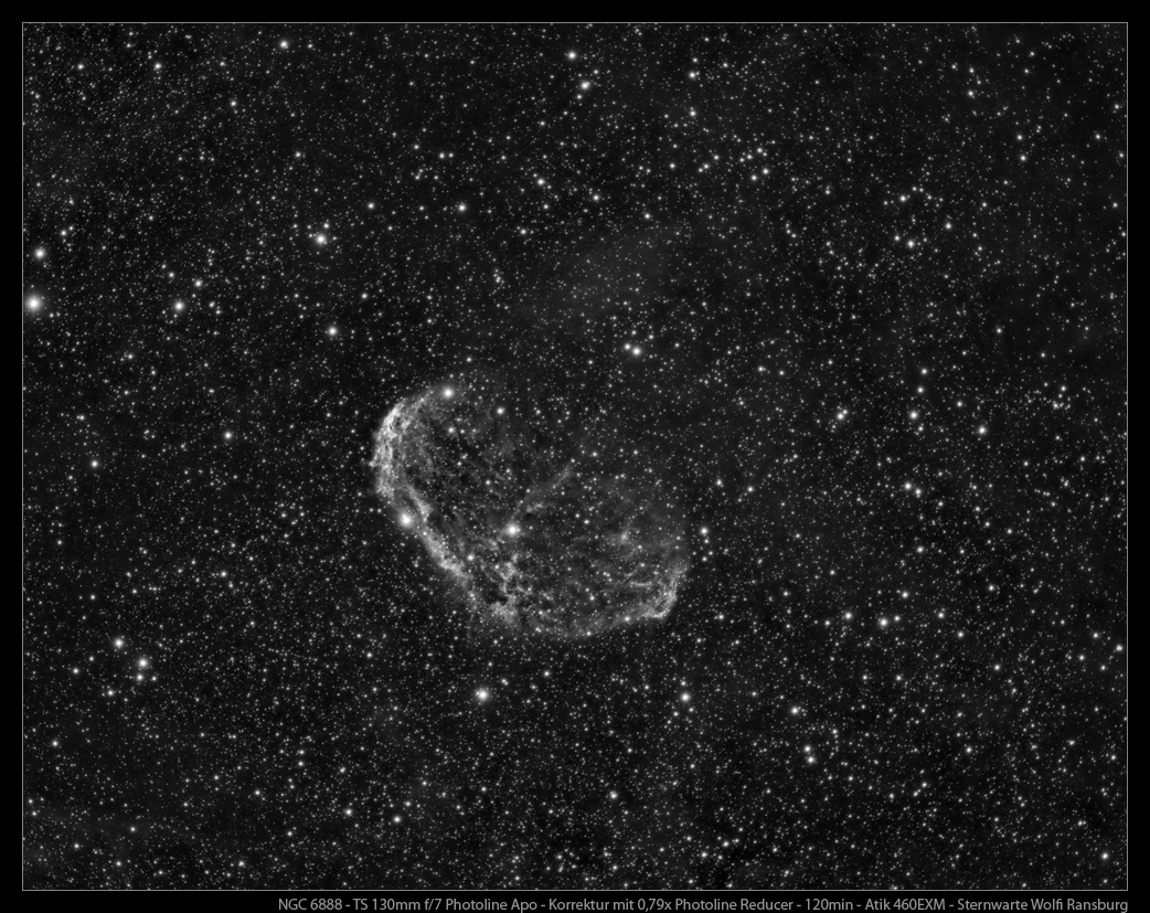 NGC 6888 - TS 130mm Photoline Apo