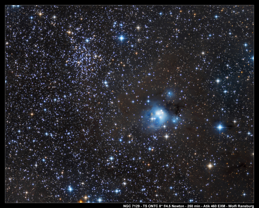 NGC 7129 8inch ONTC Newton