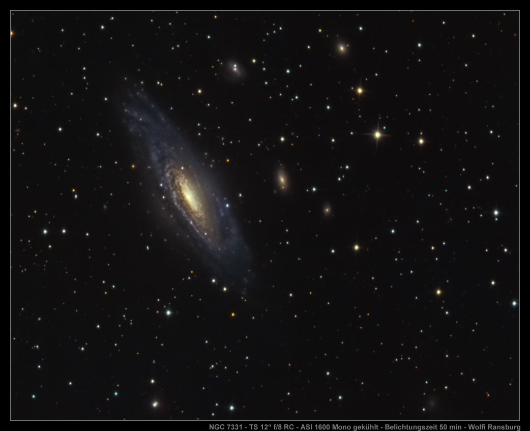 NGC 7331 Ausschnitt