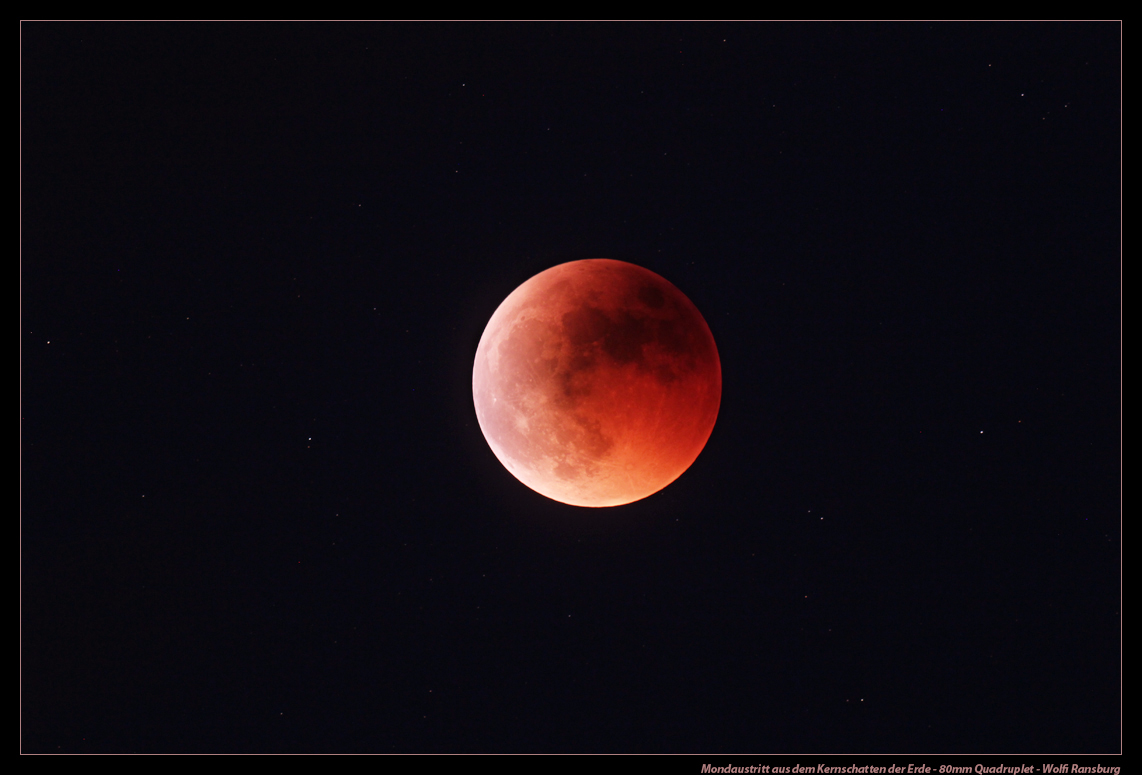 Der Höhepunkt der Finsternis