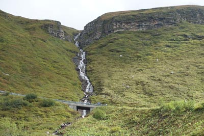 Wasserfall auf über 2000 Meter Höhe