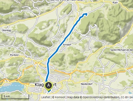 Klagenfurt Hochosterwitz - meine erste Tour