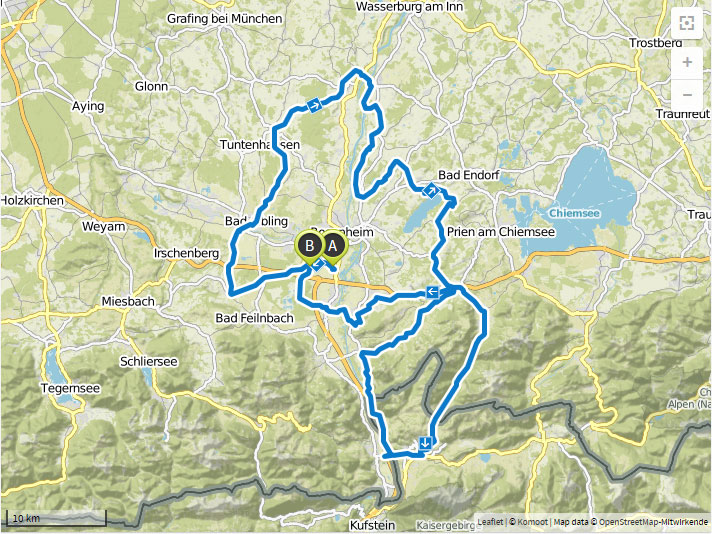 Rosenheim Radrundfahrt Tour 3