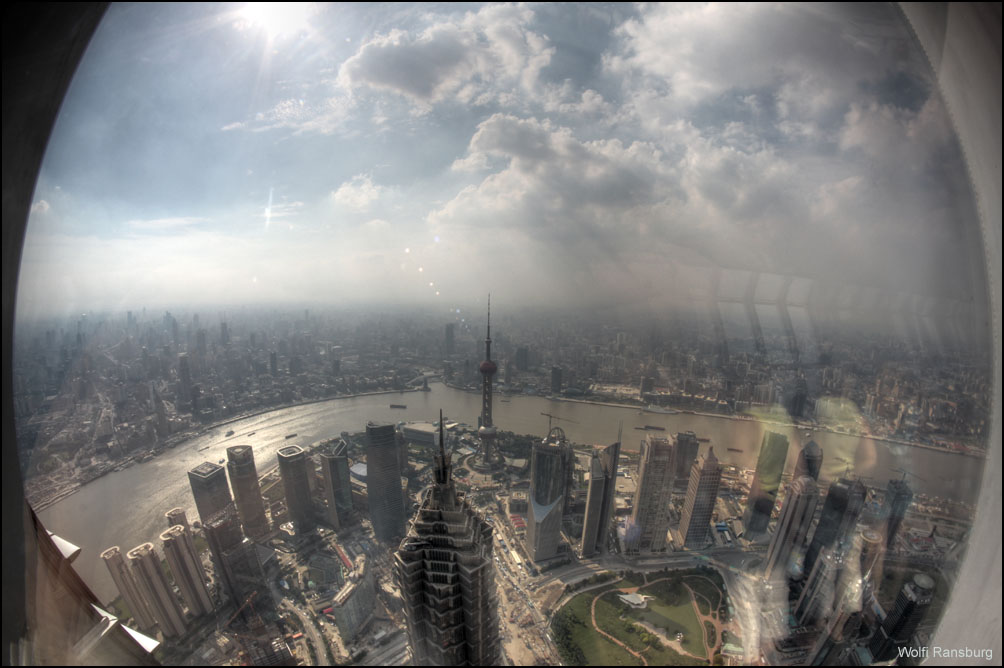 Blick auf den Jin Mao Turm