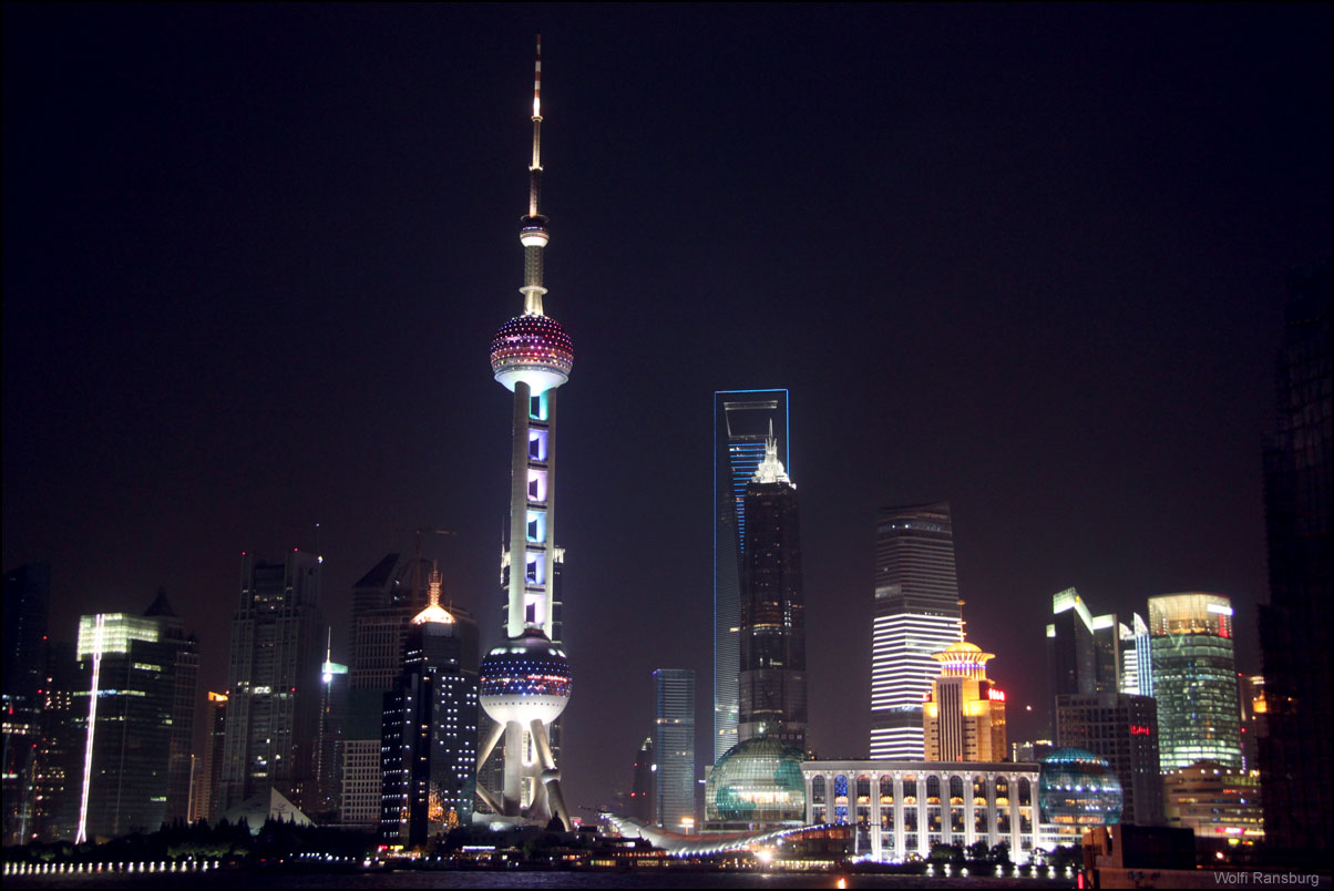 Pudong bei Nacht