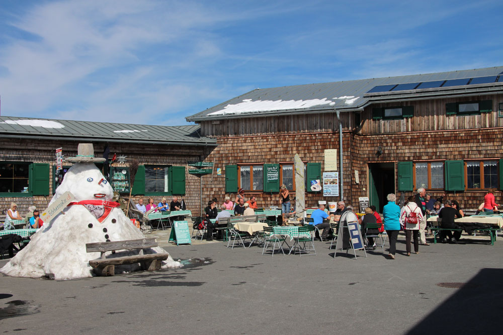 Das Gasthaus auf der Edelweißspitze