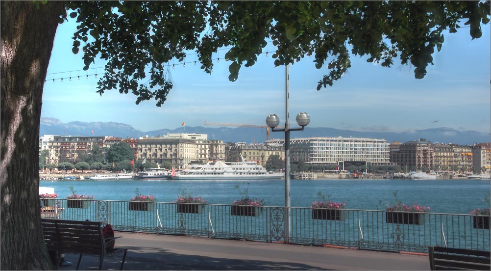 Skyline von Genf