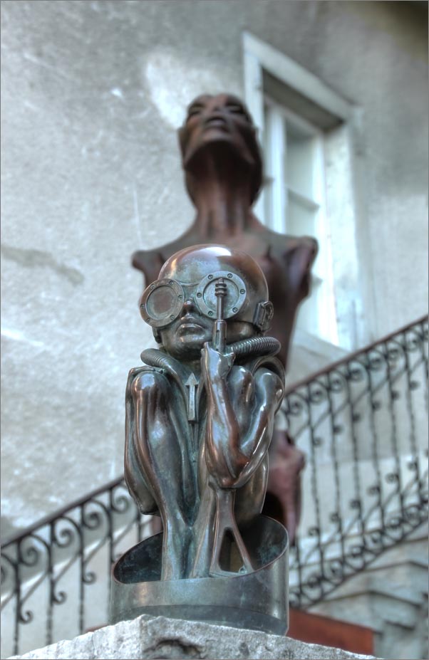 Plastik von HR Giger