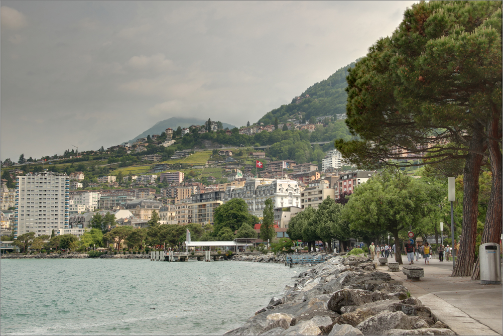 Hafenpromenade von Montreux
